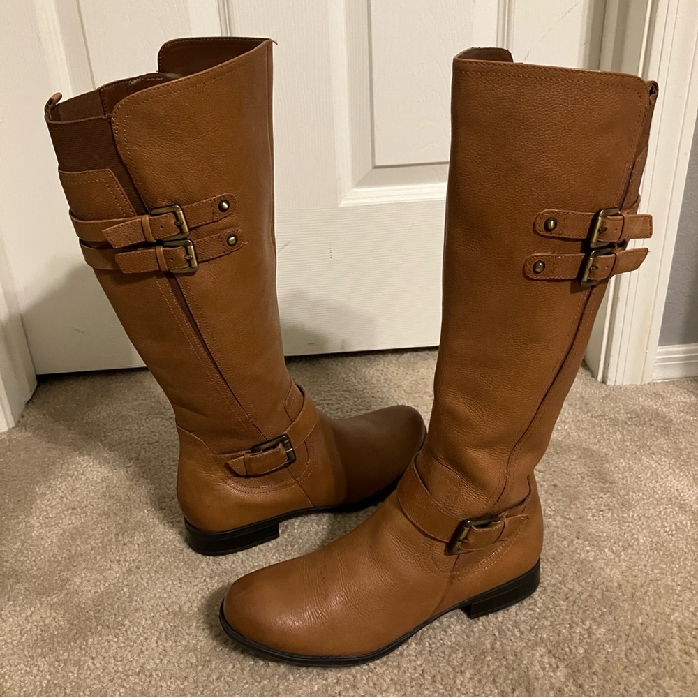 Naturalizer Jessie Knee High Leather Boots - size 9 - Picture 2 of 14